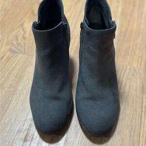 Style & Co Black Ankle Booties with Block Heel – Size 7.5